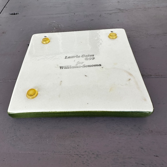 Williams Sonoma Laurie Gates Ceramic Trivet - Picture 2 of 3